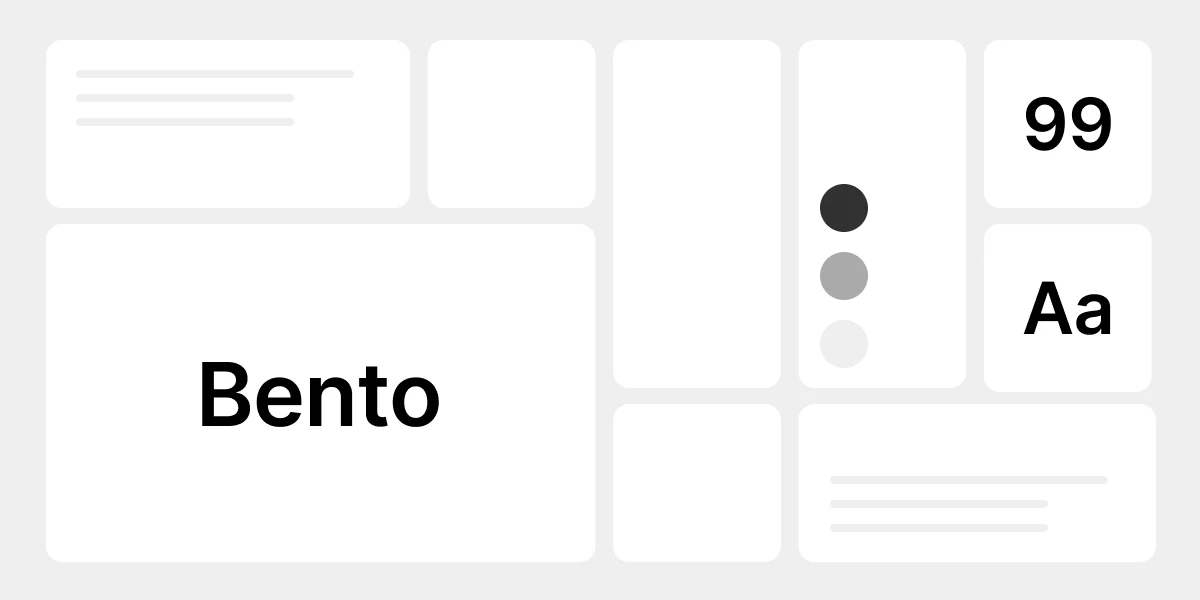 Exemple de grille Bento